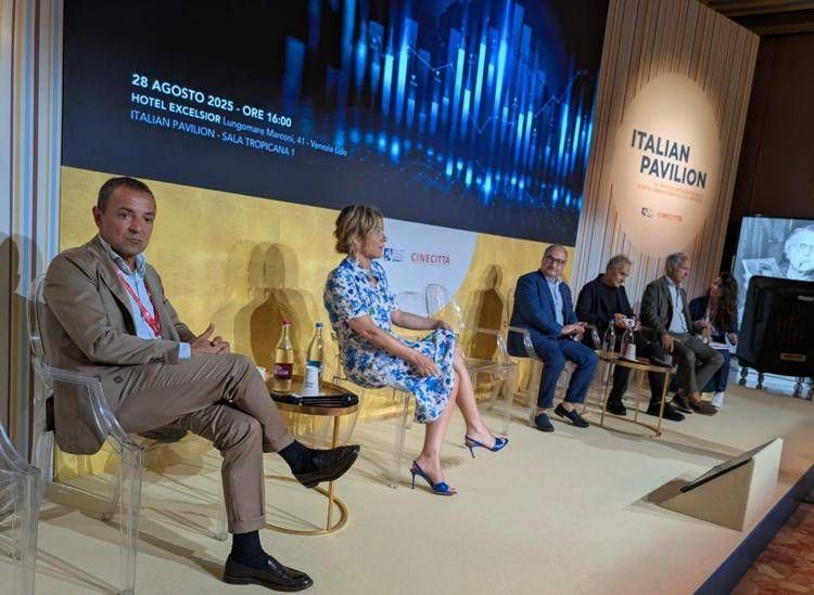 'Cinecittà. Tax Credit. Cinema Globale', l'incontro svoltosi al Lido di Venezia, organizzato da Cinecittà e Ape