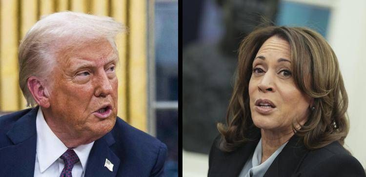 Donald Trump e Kamala Harris (Fotogramma/Ipa)