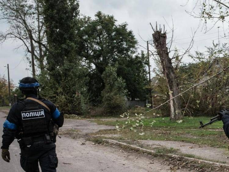 Polizia ucraina (Afp)