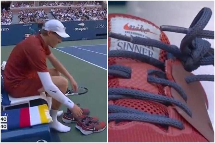 Sinner perde un set? Il problema sono... le scarpe