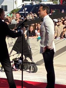 Jude Law sul red carpet al Lido - (Adnkronos)