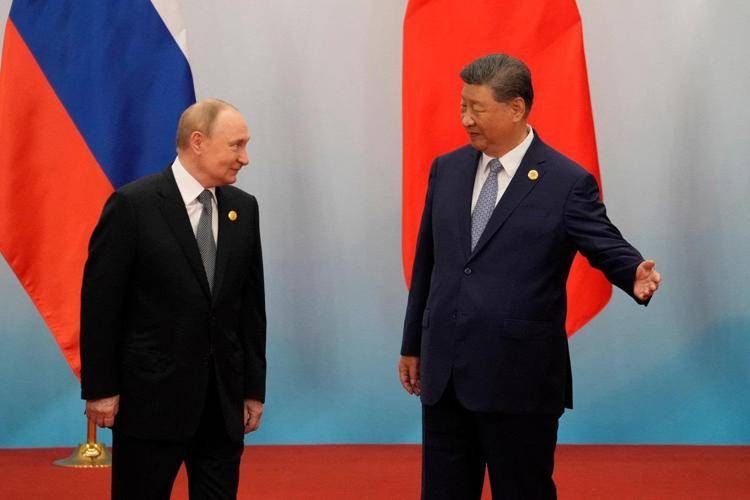 Vladimir Putin e Xi Jinping (Afp)