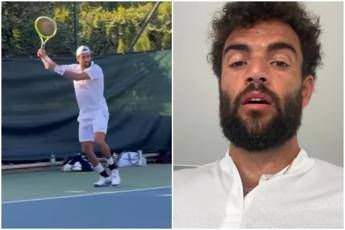 Berrettini, ritorno in campo vicino? Matteo si allena con... una nuova bar