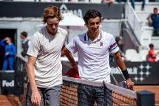 Sinner e Musetti nelle pre-qualificazioni degli Internazionali di Roma 2019 - Fotogramma/IPA