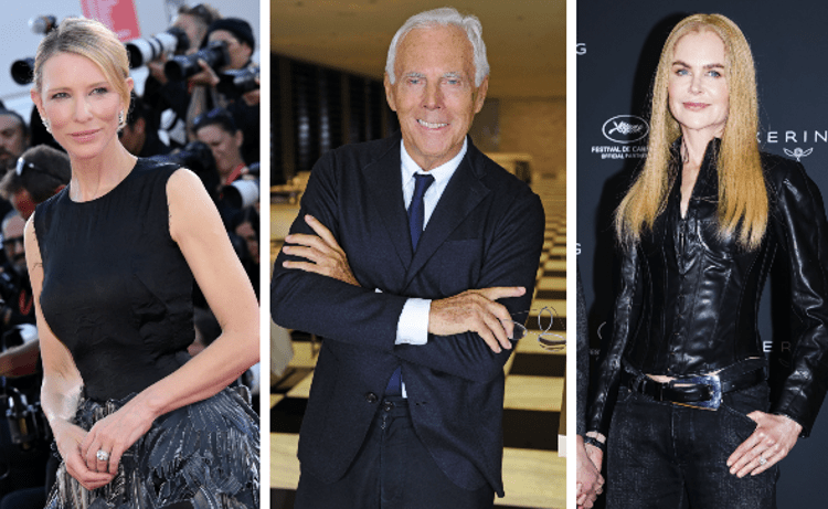 Cate Blanchett, Giorgio Armani, Nicole Kidman - Fotogramma/IPA