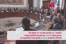 'Scudo penale' in favore dei medici, ok del Cdm