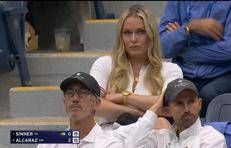 Lindsey Vonn nell'angolo di Sinner con i coach Vagnozzi e Cahill