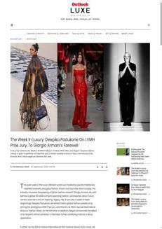 India: Italian fashion mourns Giorgio Armani while India shines in Venice