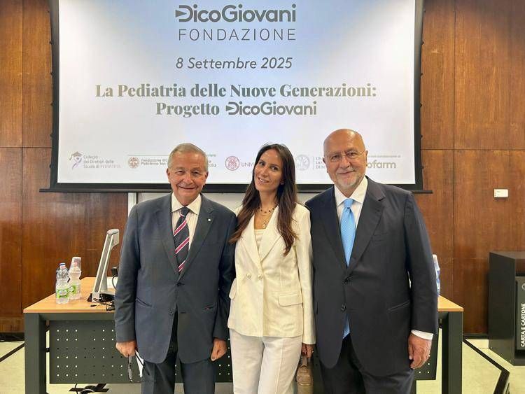 Da sinistra: Gian Luigi Marseglia, Francesca Acri, Maurizio Acri