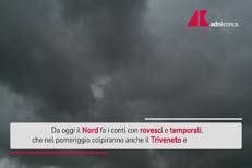 Maltempo sull'Italia, in arrivo pioggia e temporali