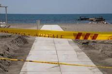 Una spiaggia chiusa