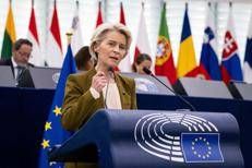 La presidente della Commissione Europea Ursula von der Leyen