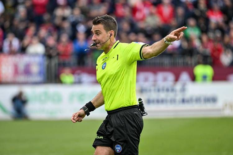 L'arbitro Francesco Fourneau - Fotogramma/IPA