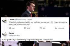 I tweet apparsi su X prima dell'omicidio di Charlie Kirk - Immagine di sfondo Fotogramma /Ipa