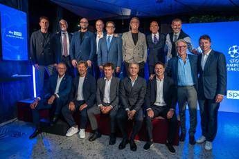 Serata show di Sky per il lancio della nuova stagione delle Coppe Europee tra glamour e tale