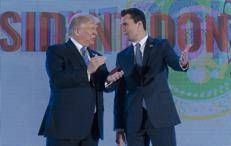 Donald Trump e Charles Kirk   - (Afp)