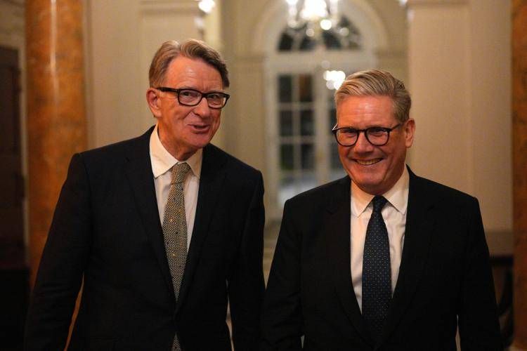 Peter Mandelson e Keir Starmer - Fotogramma /Ipa
