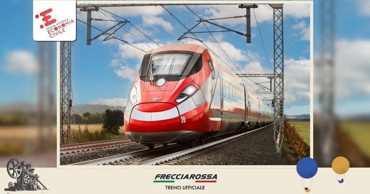 Trenitalia, Frecciarossa: insieme al Festival Nazionale dell’Economia Civile per una mobilità sempre più green