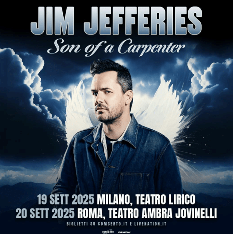 Jim Jefferies sbarca in Italia con il nuovo tour ‘Son of a Carpenter’