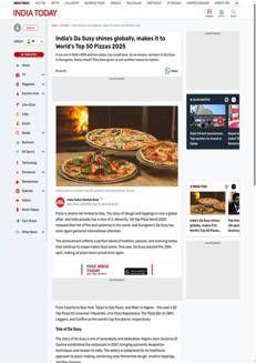 India: Da Susy in Gurugram is among the world&#39;s best pizzerias.