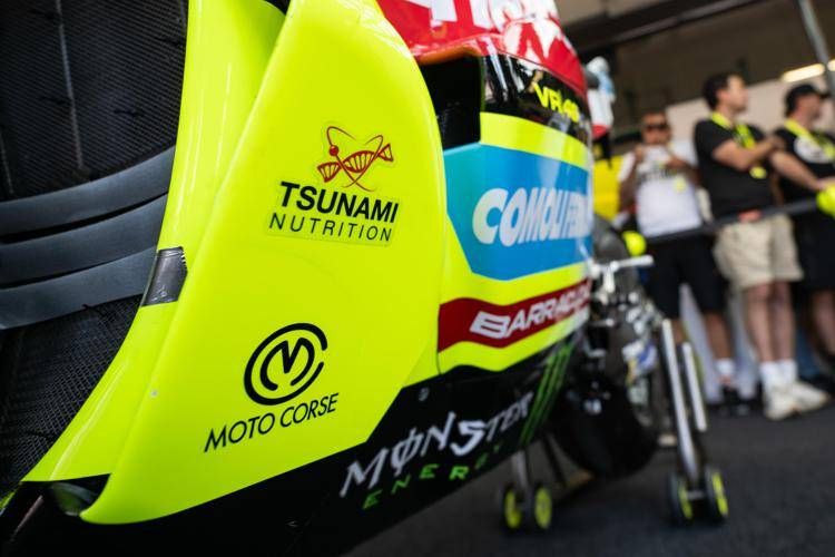 MotoGP: debutto di Tsunami Nutrition. Sarà Official Supplier di VR46 Racing Team