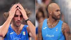 Gian Marco Tamberi e Marcell Jacobs - Afp