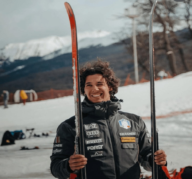 Garrone (Sci Club Sestriere) dopo incidente Franzoso: 