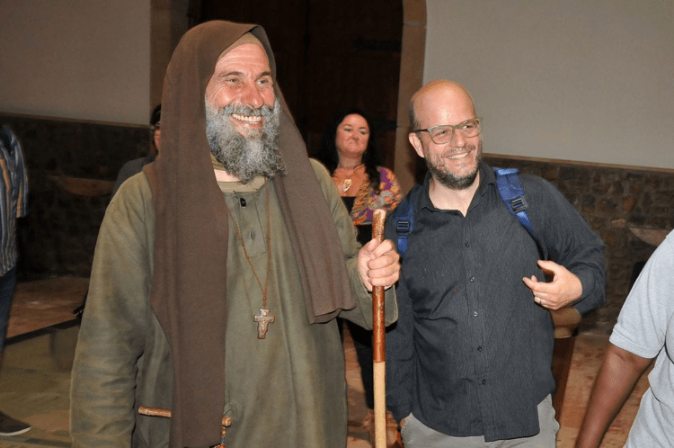 Biagio Conte con Riccardo Rossi