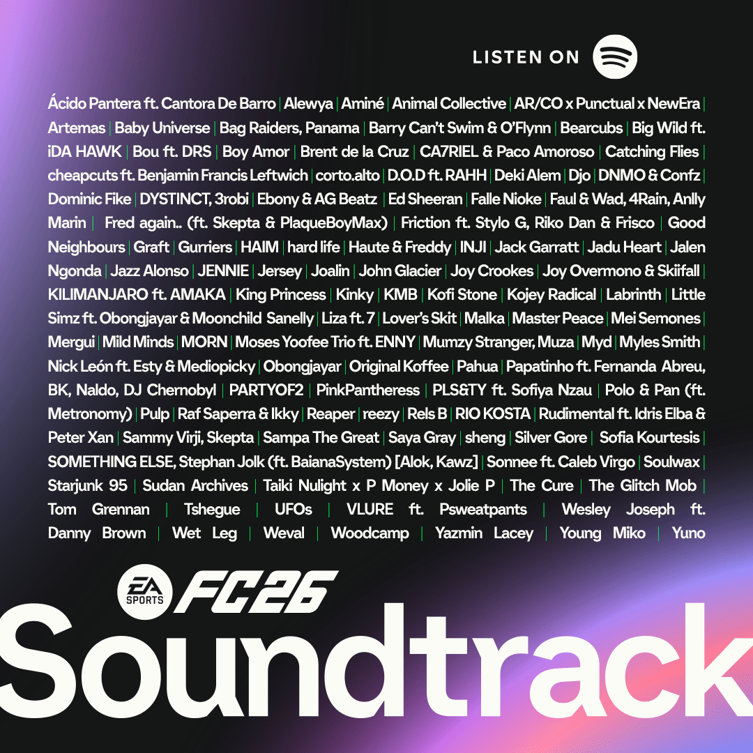 fc26 soundtrack global 1x1 2