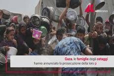 Israele, famiglie ostaggi in protesta contro operazione Gaza City