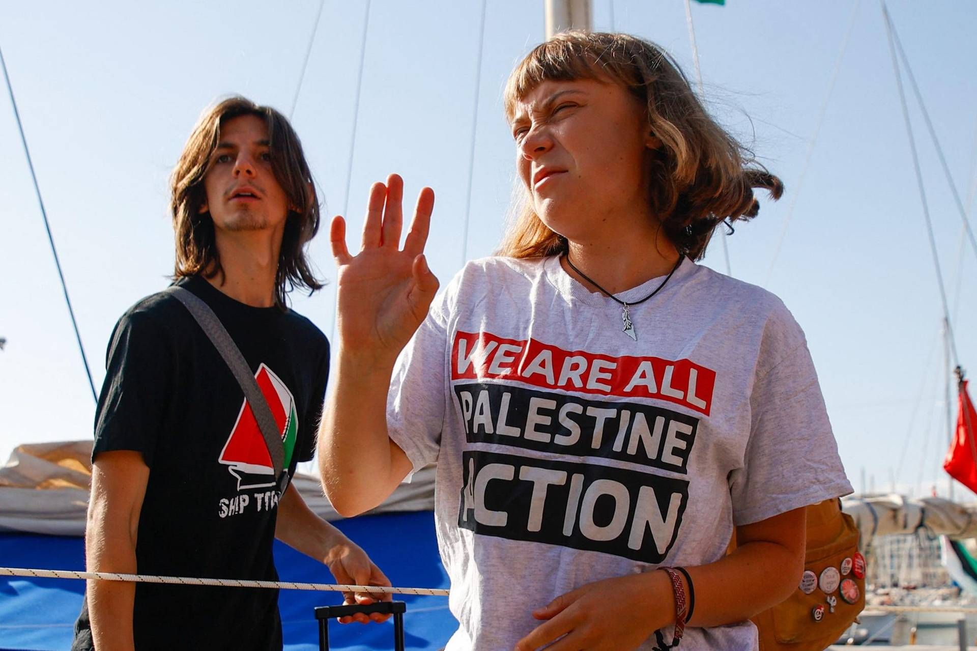 Gazze için filo, Greta Thunberg tahtadan ayrılır ve gemiyi değiştirir