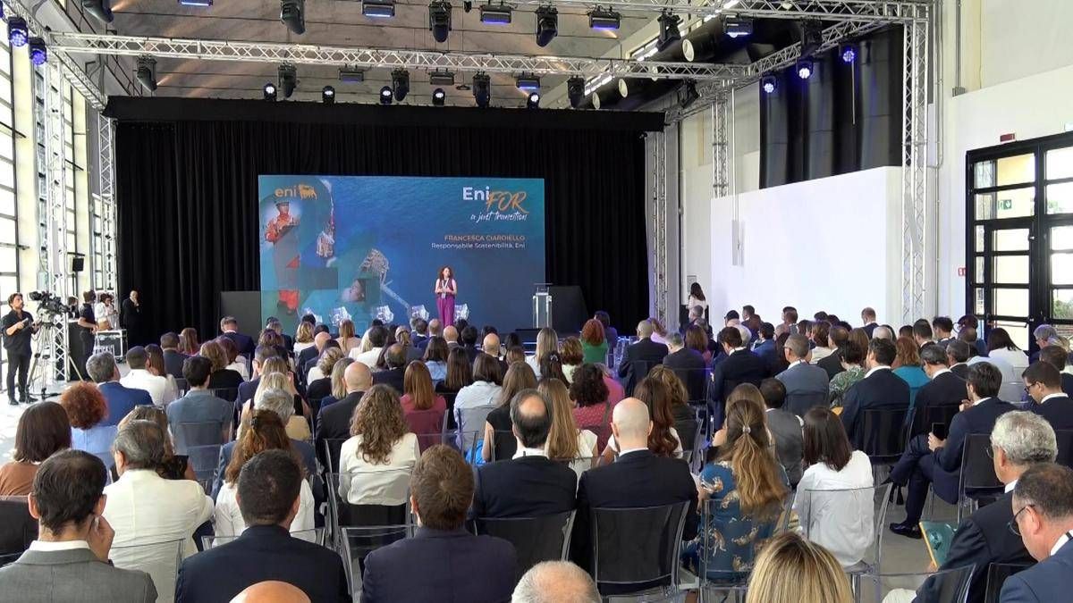 Roma, al Gazomentro evento “Eni for a just transition”
