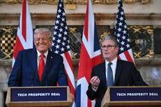 Trump e Starmer