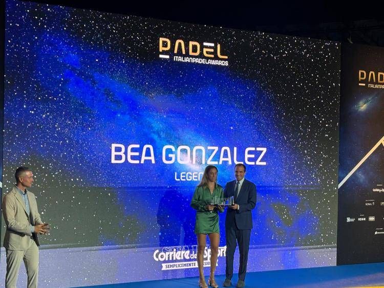 Italian Padel Awards, la notte delle stelle allo stadio Olimpico con Bea Gonzalez