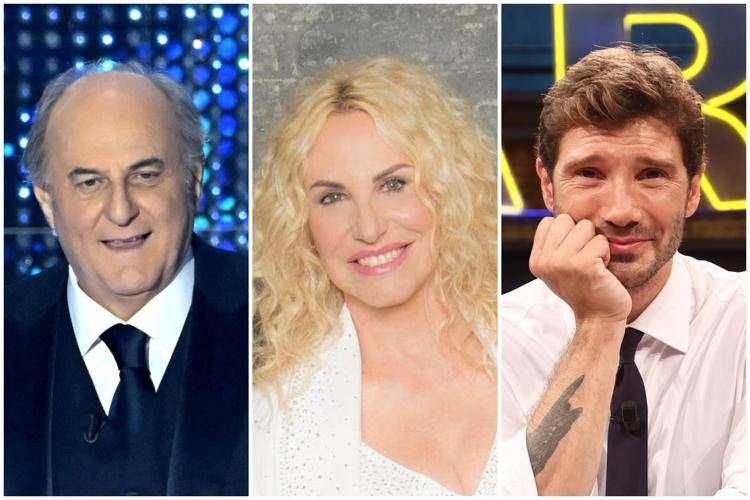 Gerry Scotti, Antonella Clerici e Stefano De Martino - Ipa