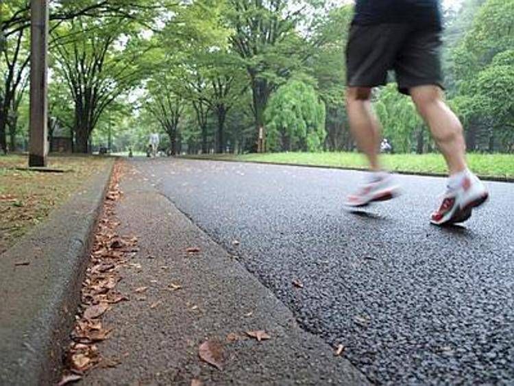 Jogging nel parco