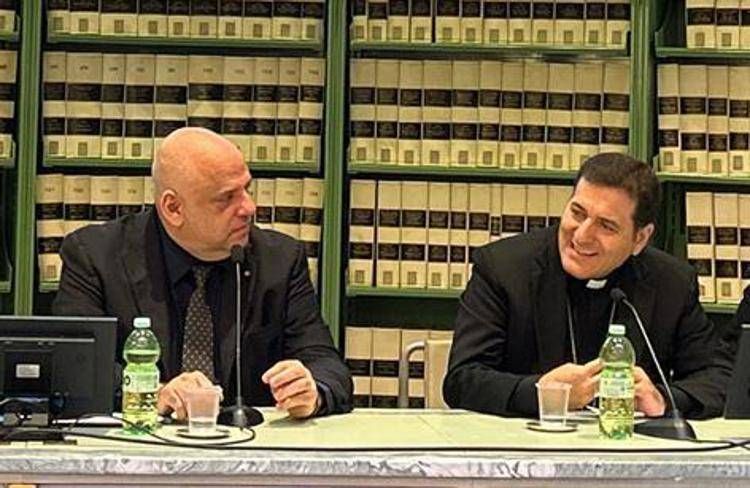 Paolo Crisafi, Presidente Remind e Mons. Renato Tarantelli Baccari, Vicegerente della Diocesi di Roma