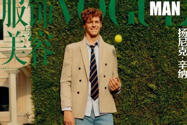 Sinner tra tennis e moda, si prende la copertina di Vogue Cina - Video