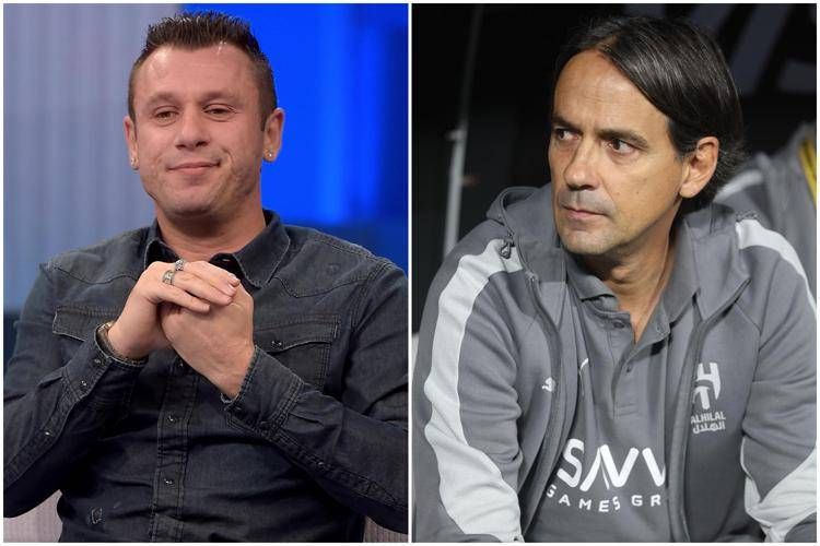 Antonio Cassano e Simone Inzaghi