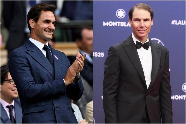 Roger Federer e Rafa Nadal - Ipa/Fotogramma