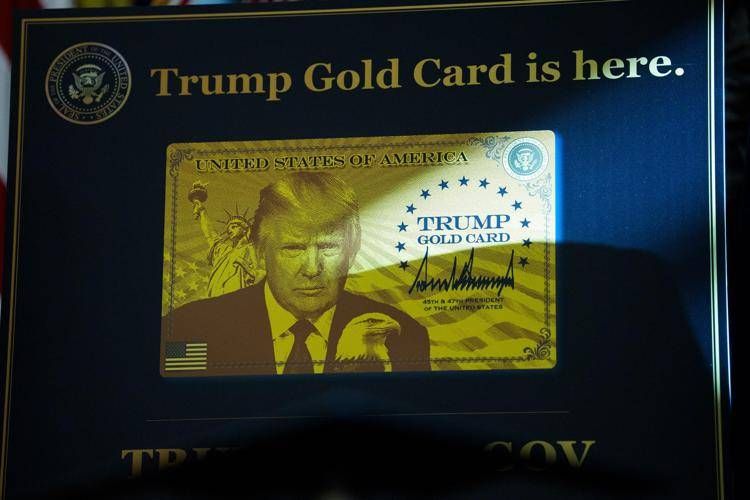 La Trump Gold Card - Fotogramma /Ipa