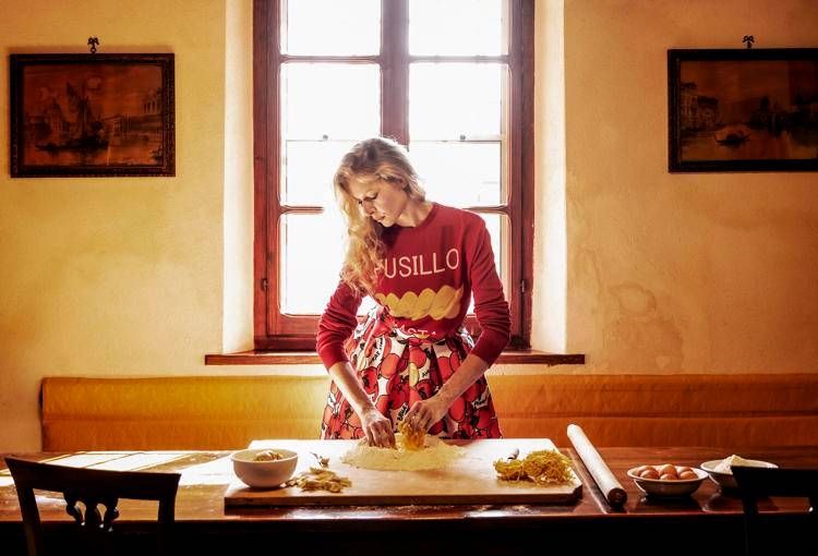Uno degli scatti della mostra 'Italia di moda'