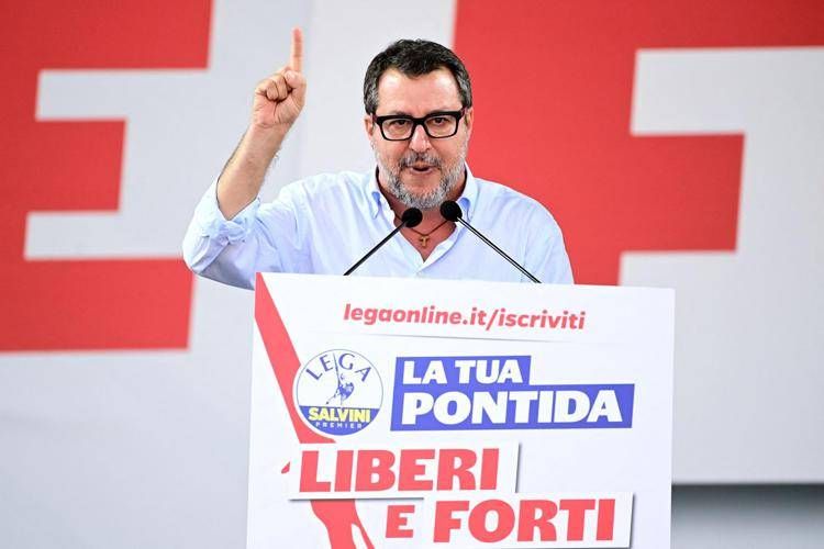 salvini_pontida_2025_afp image Matteo Salvini a Pontida 2025 - Afp
