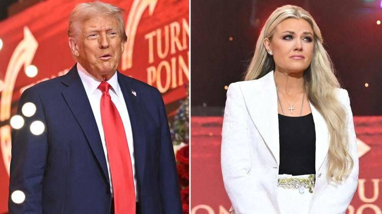 trump_erika_kirk_afp image Funerali Charlie Kirk, Trump: