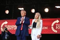 Donald Trump ed Erika Kirk (Afp)