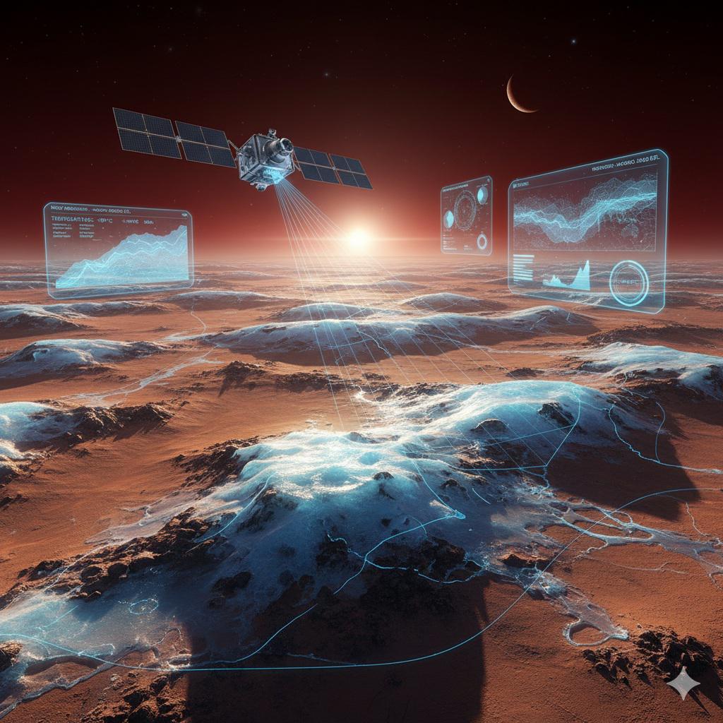 Mars'ta “aktif” buz, INGV verileri son buzul fenomenlerini ortaya çıkarıyor