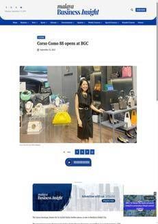 Philippines: Corso Como 88 opens a new store in Bonifacio Global City with Italian elegance.