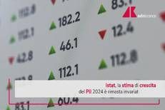 Pil, Istat conferma +0,7% nel 2024