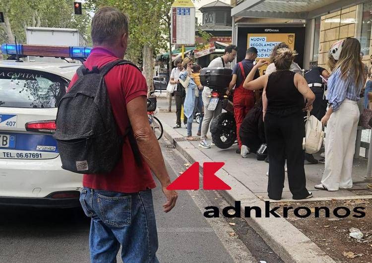 Il luogo dell'incidente, foto Adnkronos