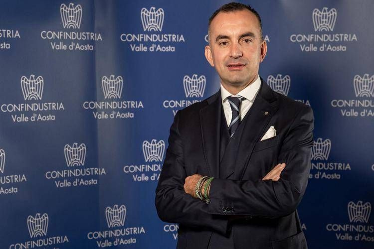 Francesco Turcato, presidente di Confindustria Valle d'Aosta